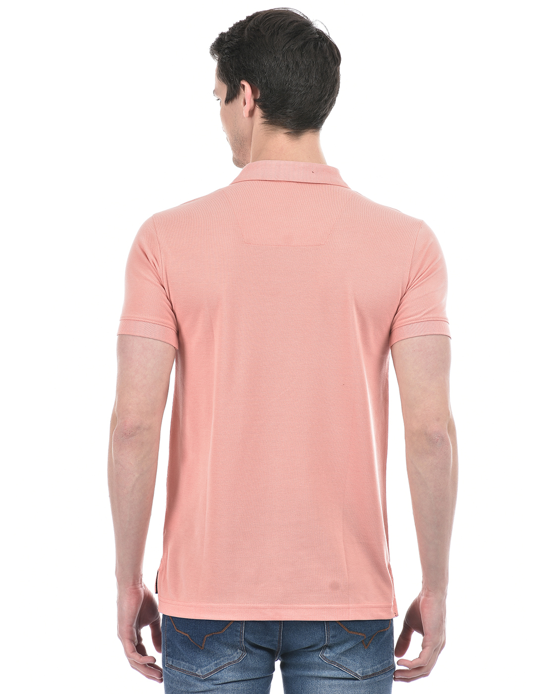 Numero Uno Men Logo Print Pink T-Shirt